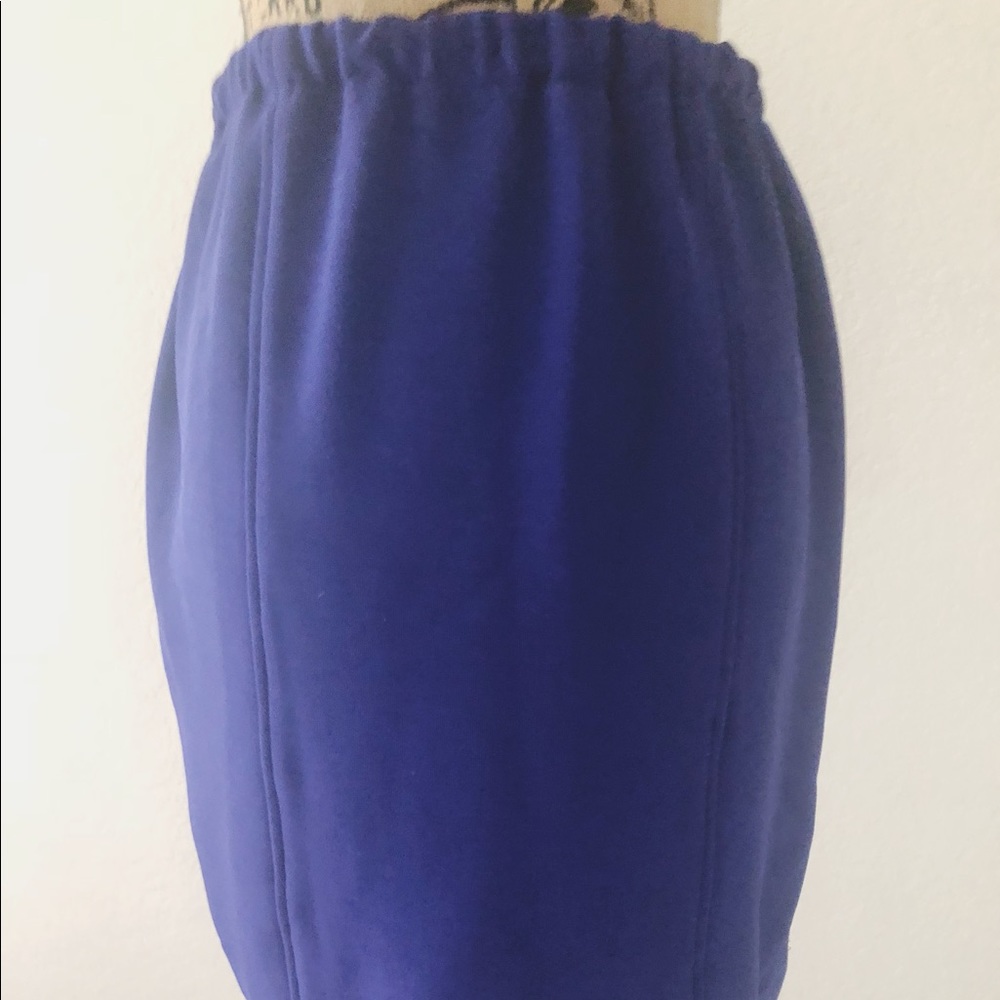 Blue a line skirt